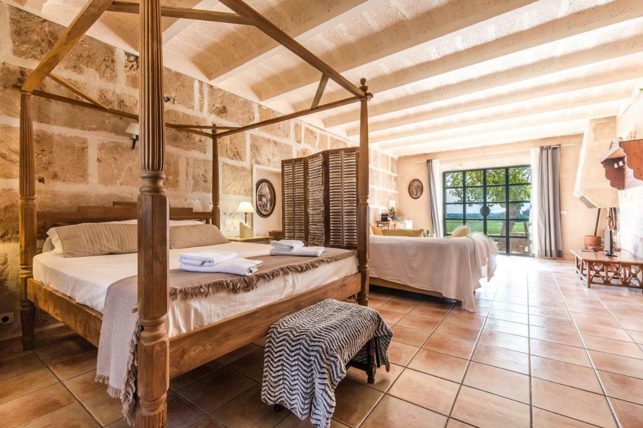 Finca Agroturismo Sa Cova Den Borino Campos  Exteriör bild